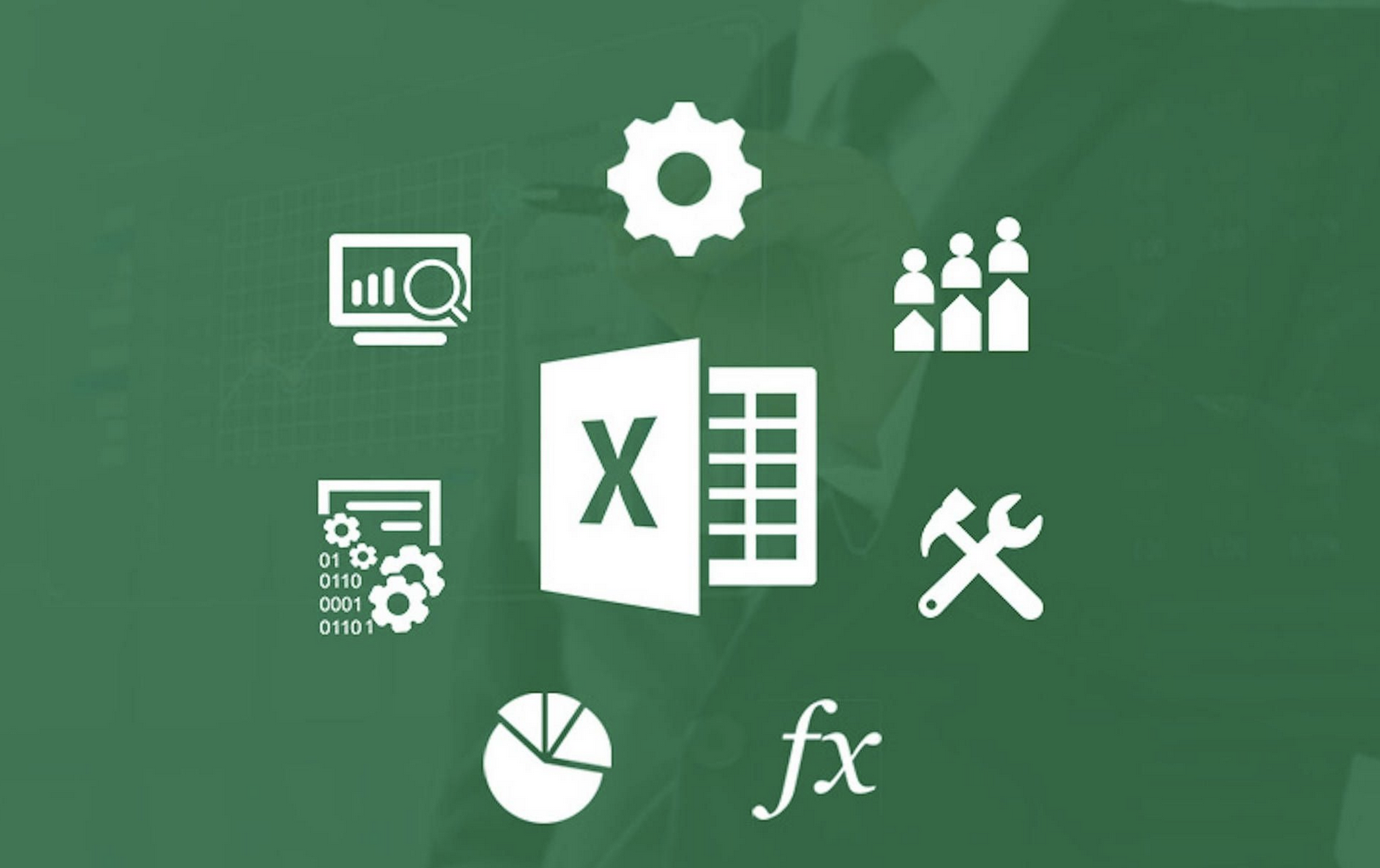 An image of Excel icons. Quick Excel Tip for Data Cleanup.